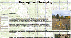 Desktop Screenshot of braninglandsurveying.com